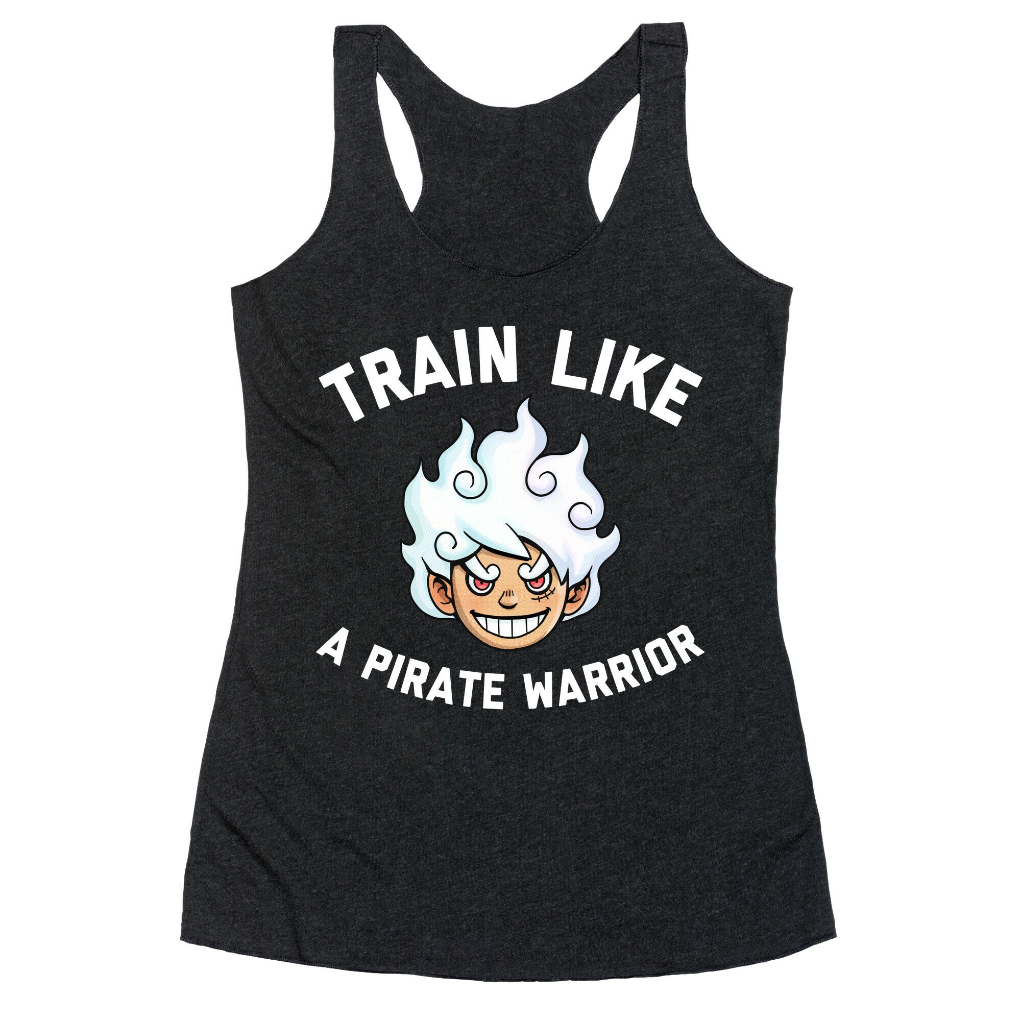Train Like A Pirate Warrior  Racerback Tank